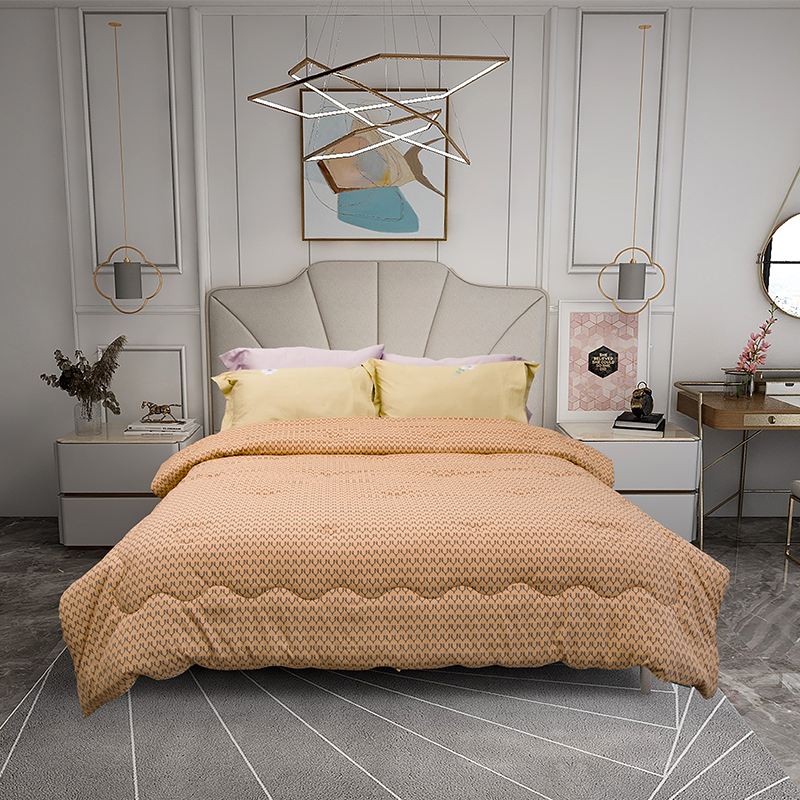 小鸟体育概念健康保暖被（土黄）